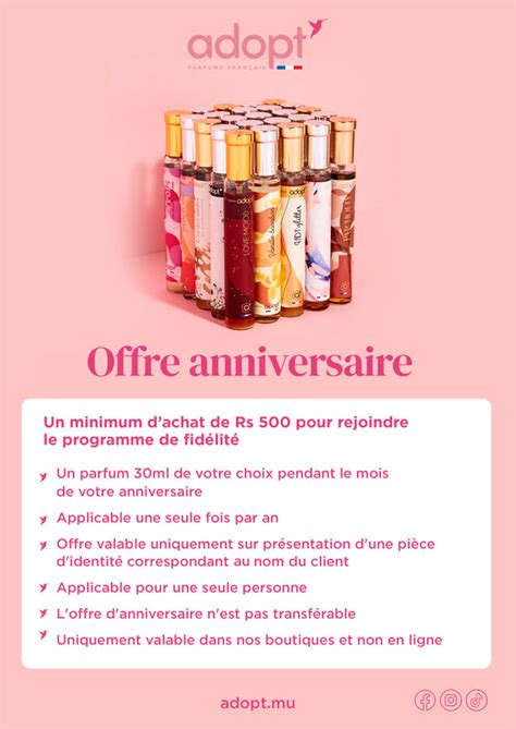 adopt parfum anniversaire